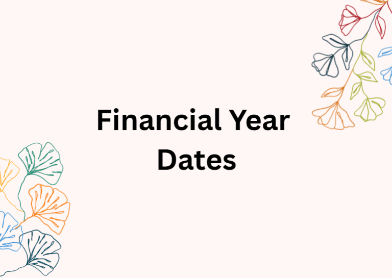 Financial Year Dates